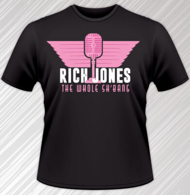 Rich Jones logo comedy shirt - clean comedian merch